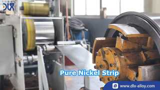 Anti-oxidatie pure nikkelstrip met aangepaste dikte en breedte, voor nieuwe energie, chemicaliën en elektronica