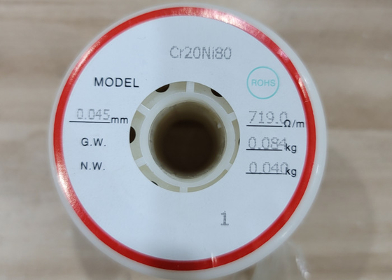 Goede prijs Ni80cr20ni80 het Elektrische Nichrome Draad Bestand Verwarmen online