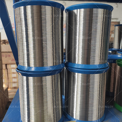 Goede prijs DLX Hoog zuiverheids Ni-elektrode draad 0,05-0,5 mm Zilver ASTM 99,99% zuiver nikkeldraad online