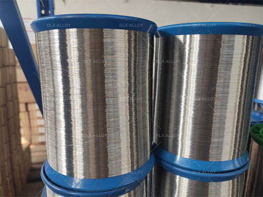 Goede prijs De ZUIVERE Heldere het NIKKELdraad van DLX (NI200 NI201) UNS NO2201 0.025MM annealied nikkeldraad online