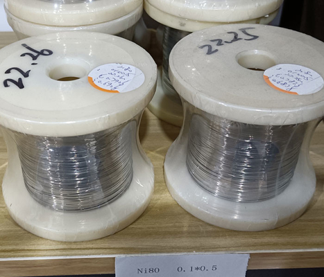 Goede prijs Fabriek van de weerstands de Vlakke Draad Ni70Cr30 NIKROTHAL 70 online