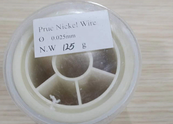 kwaliteit 99.9% zuivere Nikkeldraad 0,025 Mm Np2 van Fabrieksprijs fabriek